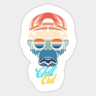 Chill Out Sticker